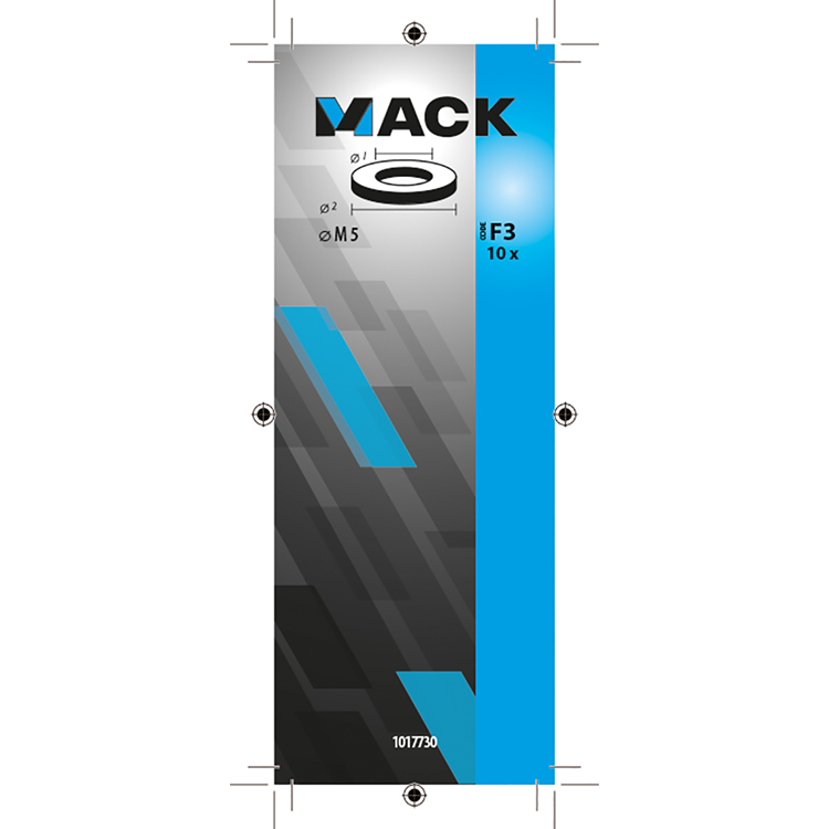 Afbeelding laden in galerijviewer, Mack 1017730 - sluitring nylon 10 st m5 | 10 stuks

