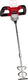 Einhell accu verf- mortelmenger te-mx 18 li solo - power x-change - 18 v li-ion - variabele snelheid tot 620 t min - m14 aansluiting - incl. mengstaaf voor mortel - excl. accu en lader