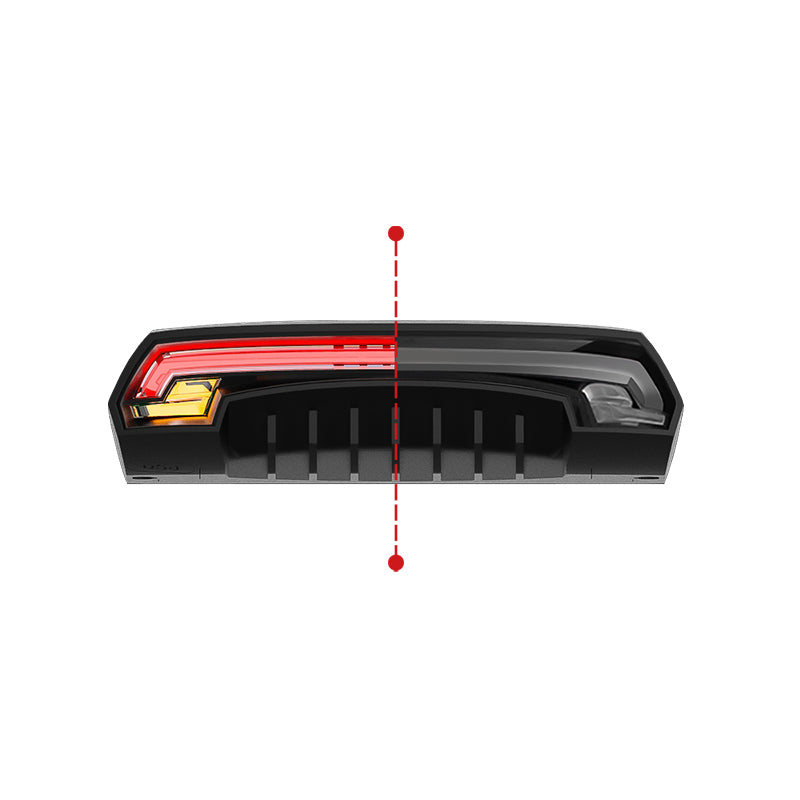 Afbeelding laden in galerijviewer, Meilan laser achterlicht met afstandbediening usb x5
