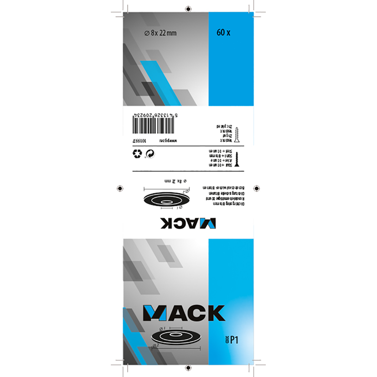 Afbeelding laden in galerijviewer, Mack 1019977 - dichtingsring bitumen verzinkt60 st 8 x 22 mm | 5 stuks
