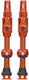 Muc-off tubeless valve big bore lite large orange presta valve 45mm