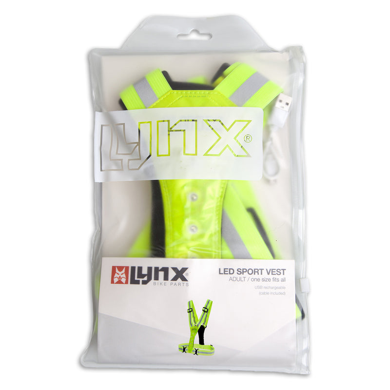 Afbeelding laden in galerijviewer, Lynx reflectie led sport vest usb
