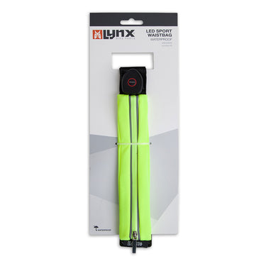Lynx reflecterende led heuptas hardloopriem usb