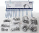 Ad verkoopdisplay normaclamp torro hose clamps sort 100pcs sort 9mm 8-80