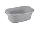 Sunware basic wasmandl 25 liter zilver 55x38x23cm kunststof