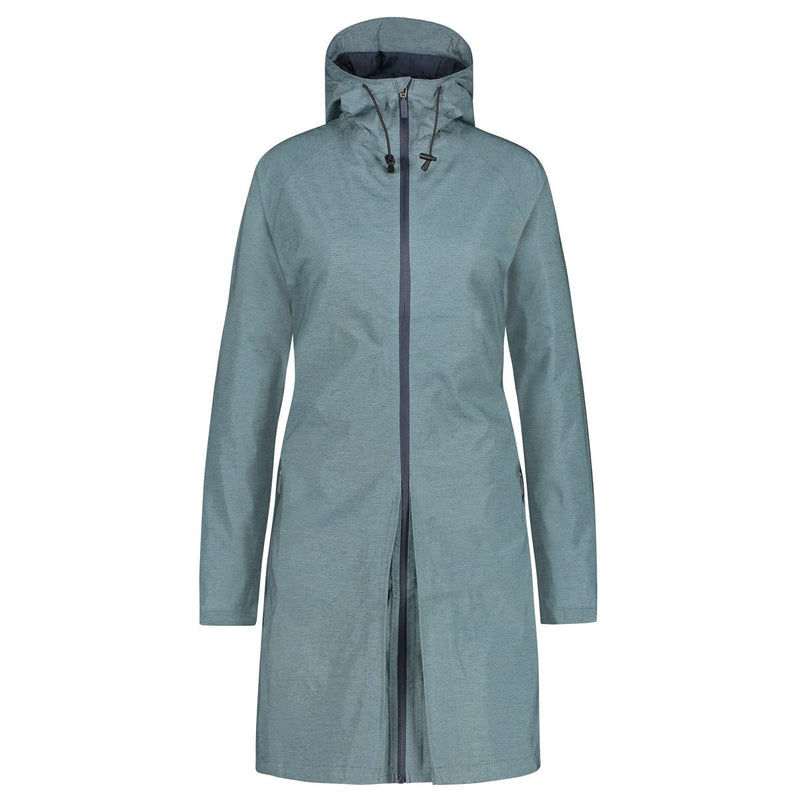 Afbeelding laden in galerijviewer, Puch seq regenjas dames steel blauw
