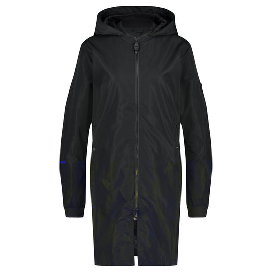 Puch lang bomber regenjas dames zwart