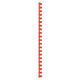 Bindruggen gbc plastic a4 12mm rood capaciteit 95vel