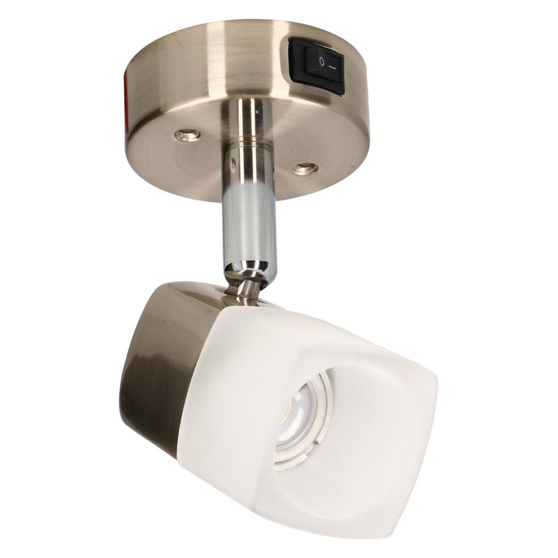 Afbeelding laden in galerijviewer, Luna camper en caravan opbouwspot - ece r10 - geborsteld staal met melkglas
