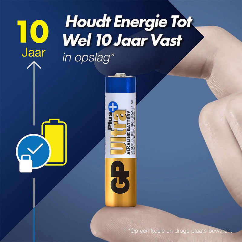 Afbeelding laden in galerijviewer, Gp ultra plus alkaline aaa-batterijen 4pk
