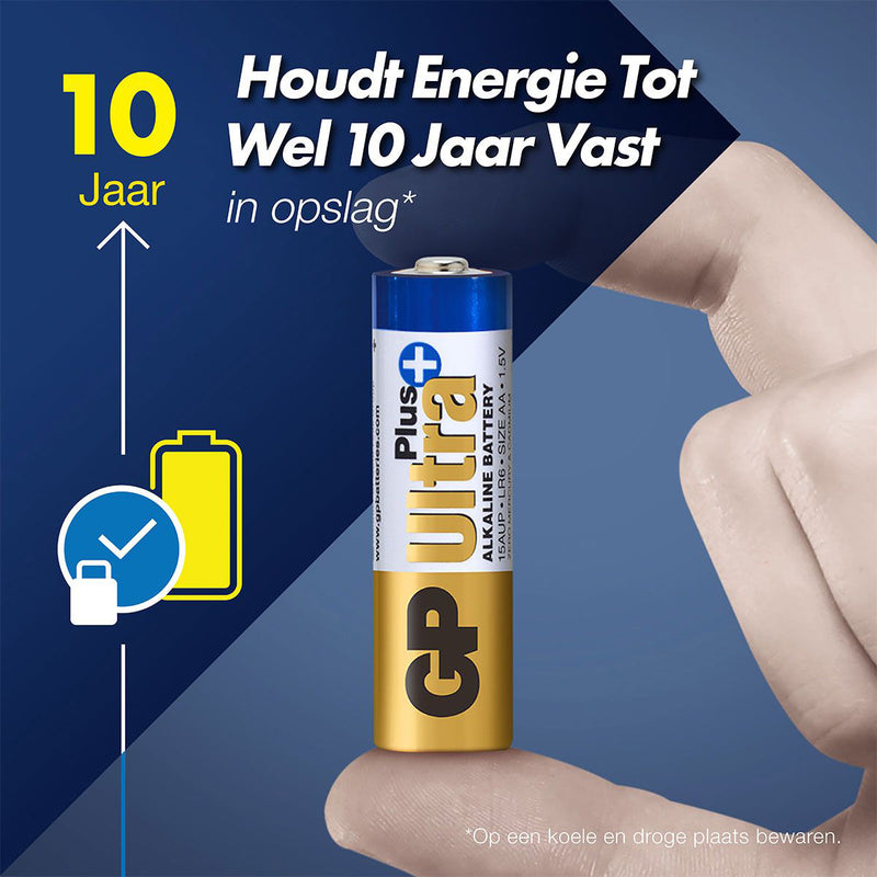 Afbeelding laden in galerijviewer, Gp ultra plus alkaline aa-batterijen 4pk

