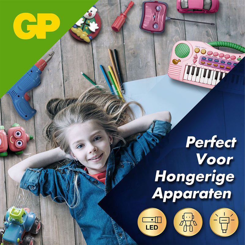 Afbeelding laden in galerijviewer, Gp ultra plus alkaline aa-batterijen 4pk
