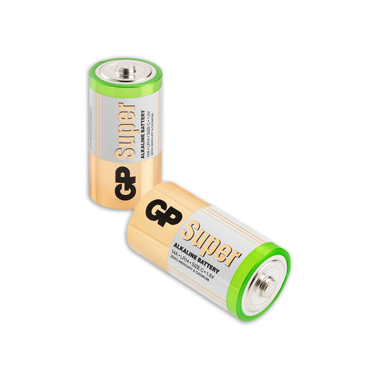Gp super alkaline c-batterijen 2pk