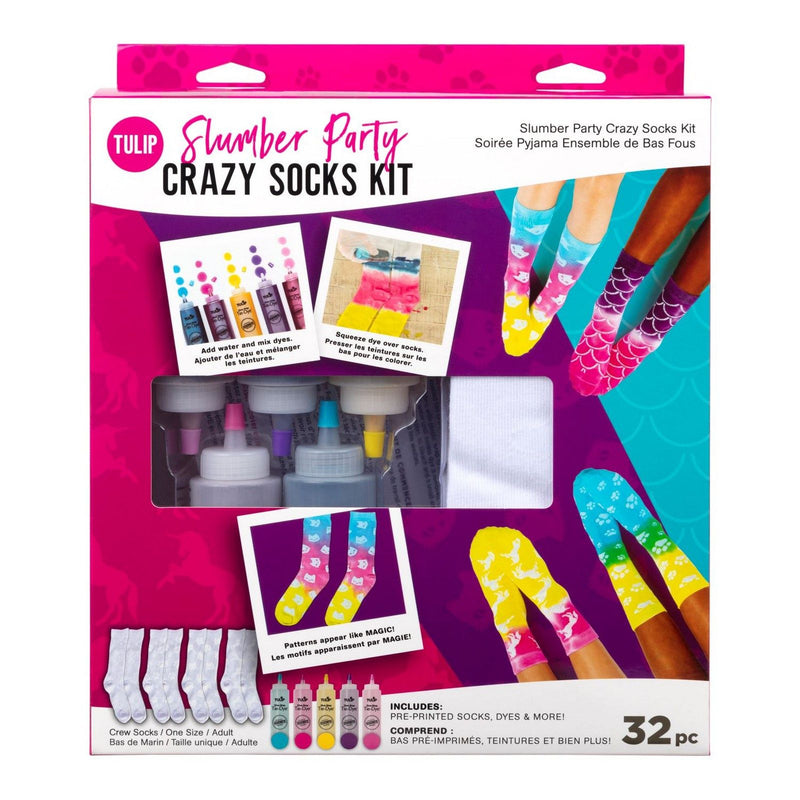 Afbeelding laden in galerijviewer, Tulip • tie-dye gekke sokken kit
