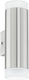 Eglo riga-led - buitenverlichting - wandlamp - 2 lichts - rvs - gesatineerd