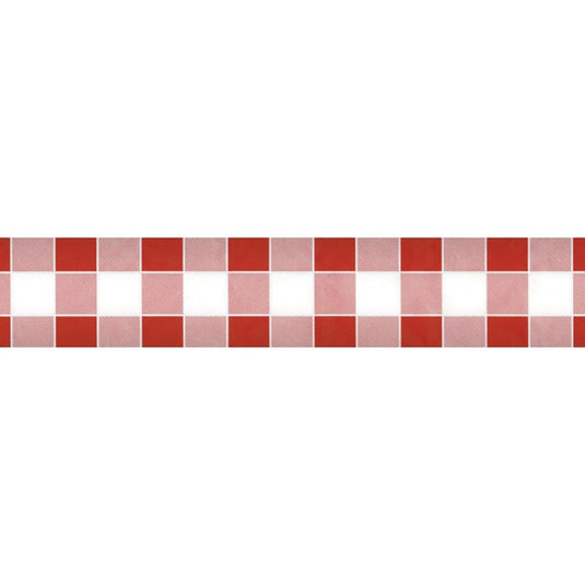 Wicotex damast tafelpapier 1,20x8m ruit rood