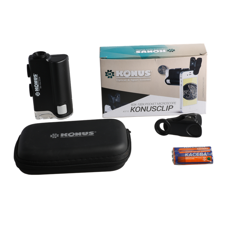 Afbeelding laden in galerijviewer, Konus Konusclip 60x-100x Microscoop

