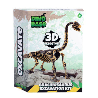 Afbeelding laden in galerijviewer, Dino base dinobase dino uitbikken brachiosaurus 3d set | 3 stuks
