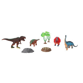 Afbeelding laden in galerijviewer, No brand dinosaurus set 8 delig | 4 stuks
