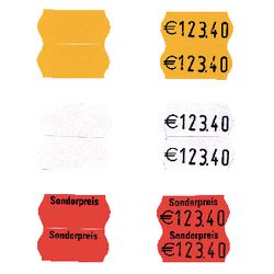 Etiketten sato 1-regel oranje 1.500 stuks