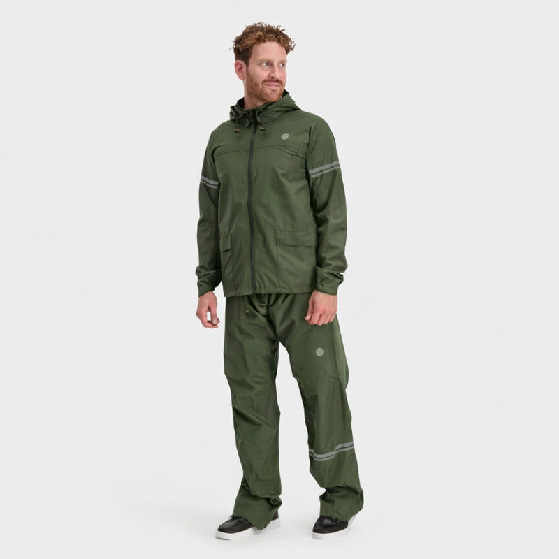 Afbeelding laden in galerijviewer, Agu original regenpak essential army green army green
