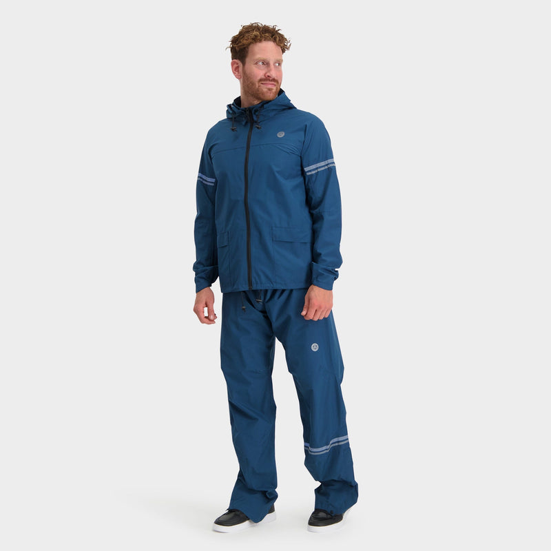 Afbeelding laden in galerijviewer, Agu original regenpak essential teal blauw
