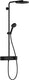 Hansgrohe pulsify s showerpipe 260 1jet ecosmart met showertablet select 400 mat zwart
