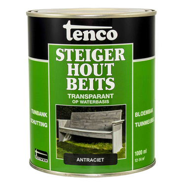 Tenco 1034288 - steigerhoutbeits antr wash 1l | 3 stuks