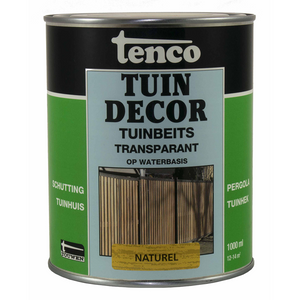 Touwen tenco tuindecor beits transparant naturel - 1 liter