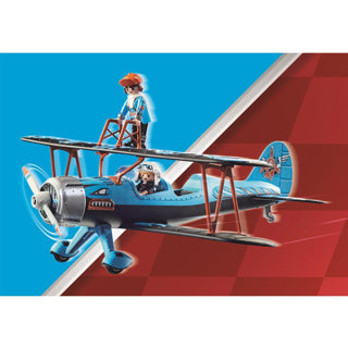 Afbeelding laden in galerijviewer, Playmobil 70831 air stuntshow dubbeldekker
