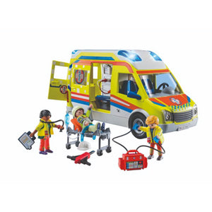 Playmobil city life ambulance met licht en geluid - 71202