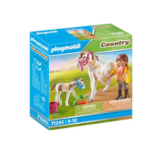 Afbeelding laden in galerijviewer, Playmobil Country 71243 Paard met veulen
