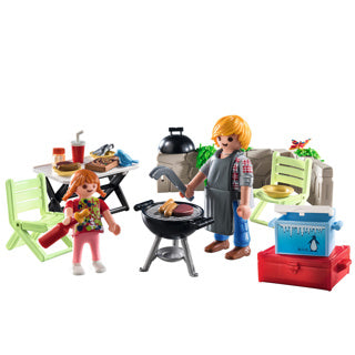 Afbeelding laden in galerijviewer, Playmobil Family Fun Barbecue 71427
