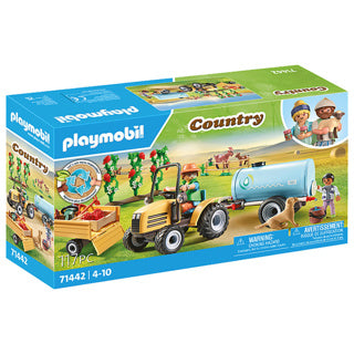 Playmobil 71442 country tractor met aanhanger en watertank