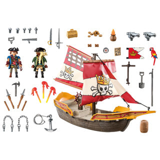 Afbeelding laden in galerijviewer, Playmobil pirates piratenschip - 71418
