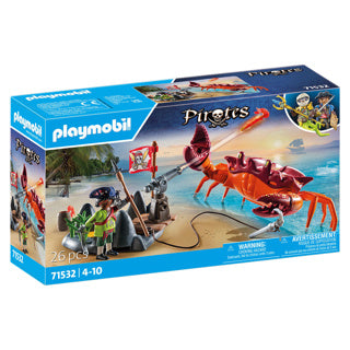 Playmobil pirates strijd tegen de gigantische krab - 71532