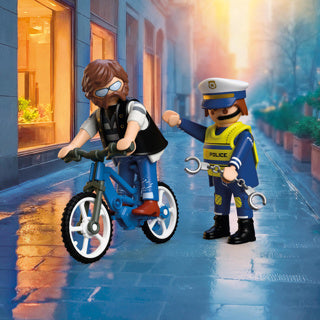 Playmobil 72076 fietsendiefstal | 2 stuks