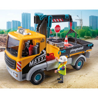 Afbeelding laden in galerijviewer, Playmobil 71750 vrachtwagen met kraan
