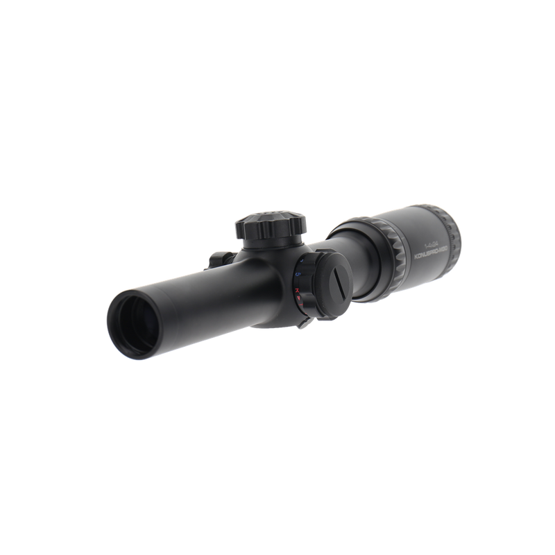 Afbeelding laden in galerijviewer, Konus Richtkijker Konuspro M-30 1-4x24 Met Verlicht Dradenkruis
