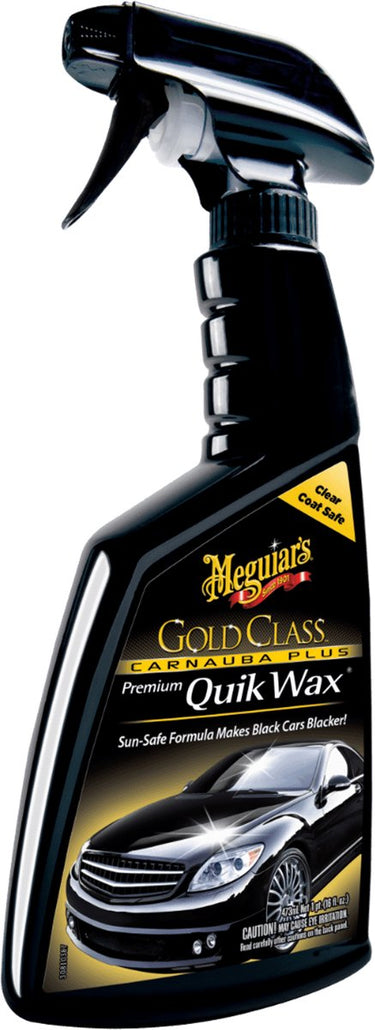 Meguiar's gold class auto wax - spray wax - carnauba quik wax - carnauba wax - 473ml