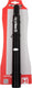Ergotec zadelpen kaars 27.2 x 300 alu zw krt