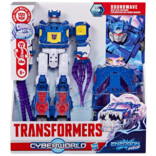 Transformers cyberworld energon surge soundwave deep sea explorer - actiefiguur 22cm