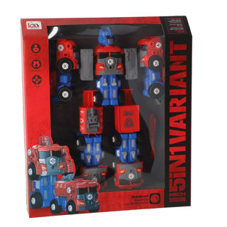 Afbeelding laden in galerijviewer, Robot transformeerbaar mega rood blauw
