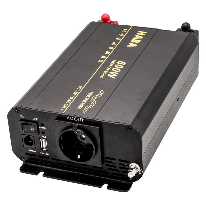 Afbeelding laden in galerijviewer, Pure sine wave omvormer camper en caravan - 600w
