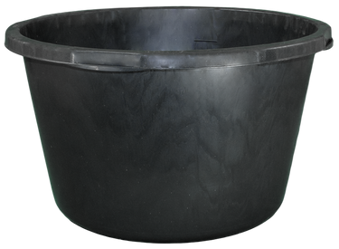 Gripline 1064629 - -d kuip 40l zwart met 4 handgrepen en literscala | 5 stuks