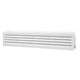 Deurrooster wit 453x90 mm