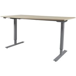 Zit-sta-bureau schaffenburg lectro basic 160x180 eiken