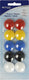 Westcott magneten - ø 25x11,8mm - assorti kleuren - 10 stuks - ac-e10814