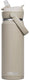 Camelbak thrive flip straw drinkfles - 600 ml - rvs - met rietje - isolatie waterfles - beige