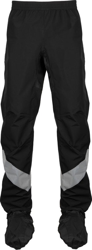 Ralka waterdichte fietsregenbroek pro ademend - schoenhoes - reflectie - zwart - maat m